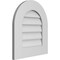 Ekena Millwork Round Top Surface Mount PVC Gable Vent: Non-Functional, w/ 3-1/2"W x 1"P Standard Frame, 18"W x 20"H GVPRT18X2001SN - alternate 5